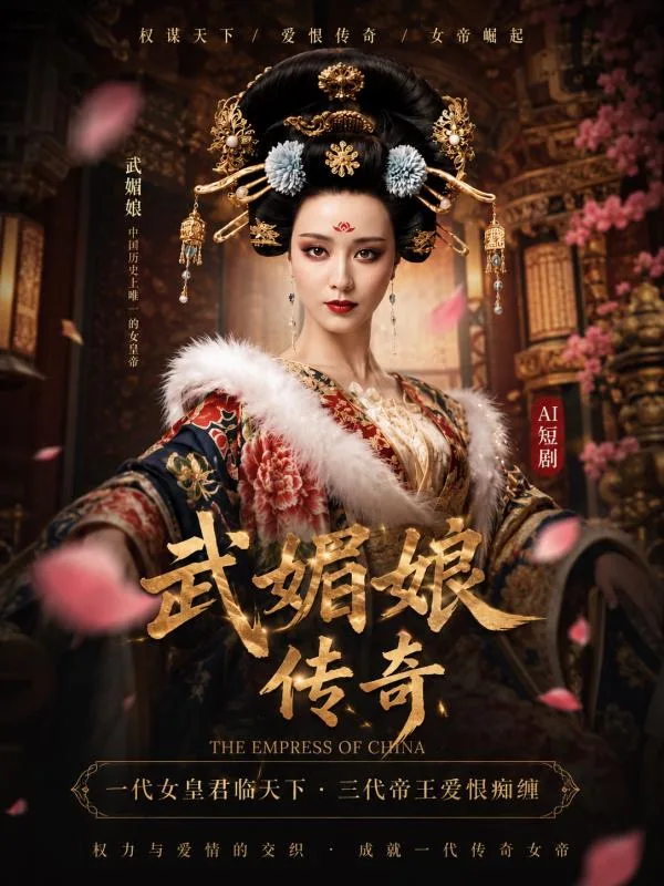 武媚娘传奇 后宫争斗中与皇帝肢体纠缠情欲满满 权谋暧昧戏码 ai短剧 女皇传奇隐秘激情故事让人血脉喷张 范冰冰